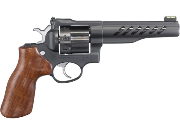 ruger super gp100 revolver 357 magnum 55 barrel 8 round black hardwood