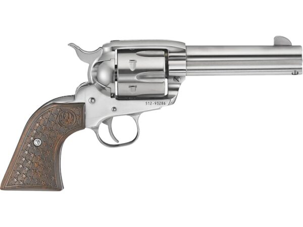 Ruger Vaquero Revolver 357 Magnum 4.62" Barrel 6-Round Stainless Walnut