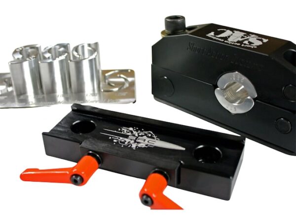 short action customs modular barrel vise kit with arca mounting base 5