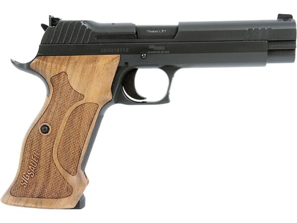 sig sauer p210 target semi automatic pistol 9mm luger 5 barrel 8 round