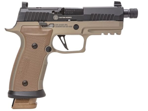 Sig Sauer P320 AXG Combat Semi-Automatic Pistol 9mm Luger 4.6" Barrel 21-Round Black Flat Dark Earth