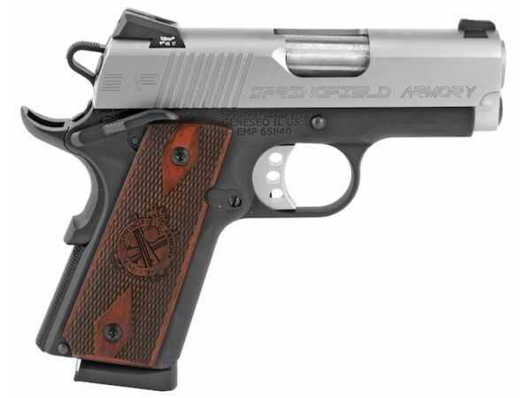 springfield armory 1911 emp semi automatic pistol 9mm luger 3 barrel 9 round