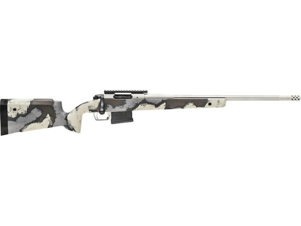 Springfield Armory Model 2020 Waypoint Bolt Action Centerfire Rifle 6.5 PRC 24" Fluted Barrel Stainless Steel and Ridgeline Camo Fixed