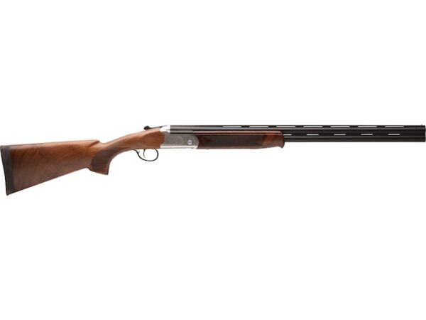 stevens 555e silver 12 gauge over under shotgun 28 barrel blued and walnut