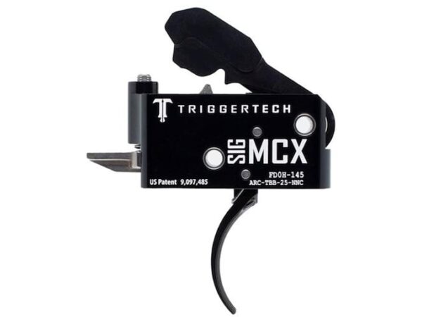 triggertech adaptable primary trigger group curved bow sig mcx two stage