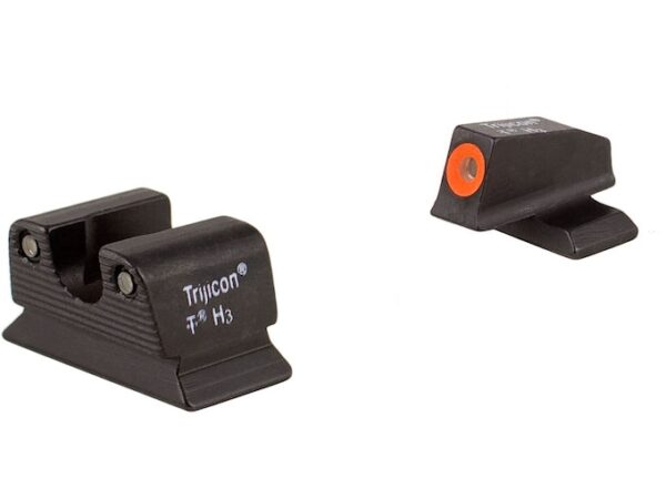 trijicon hd night sight set beretta px4 storm steel matte 3 dot tritium green