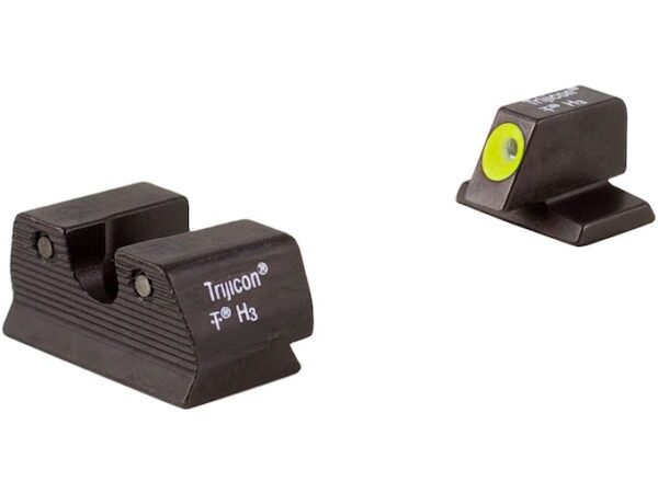 trijicon hd night sight set fn fnx fns 40 s w steel matte 3 dot tritium