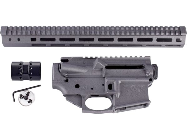 wilson combat ar 15 lower upper matching receiver set with handguard black