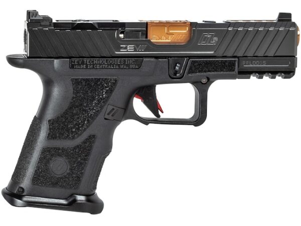 zev technologies oz 9c elite hyper comp semi automatic pistol 9mm luger 4